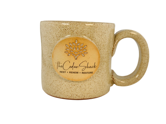 Cedar Shack Stoneware Mug Oatmeal