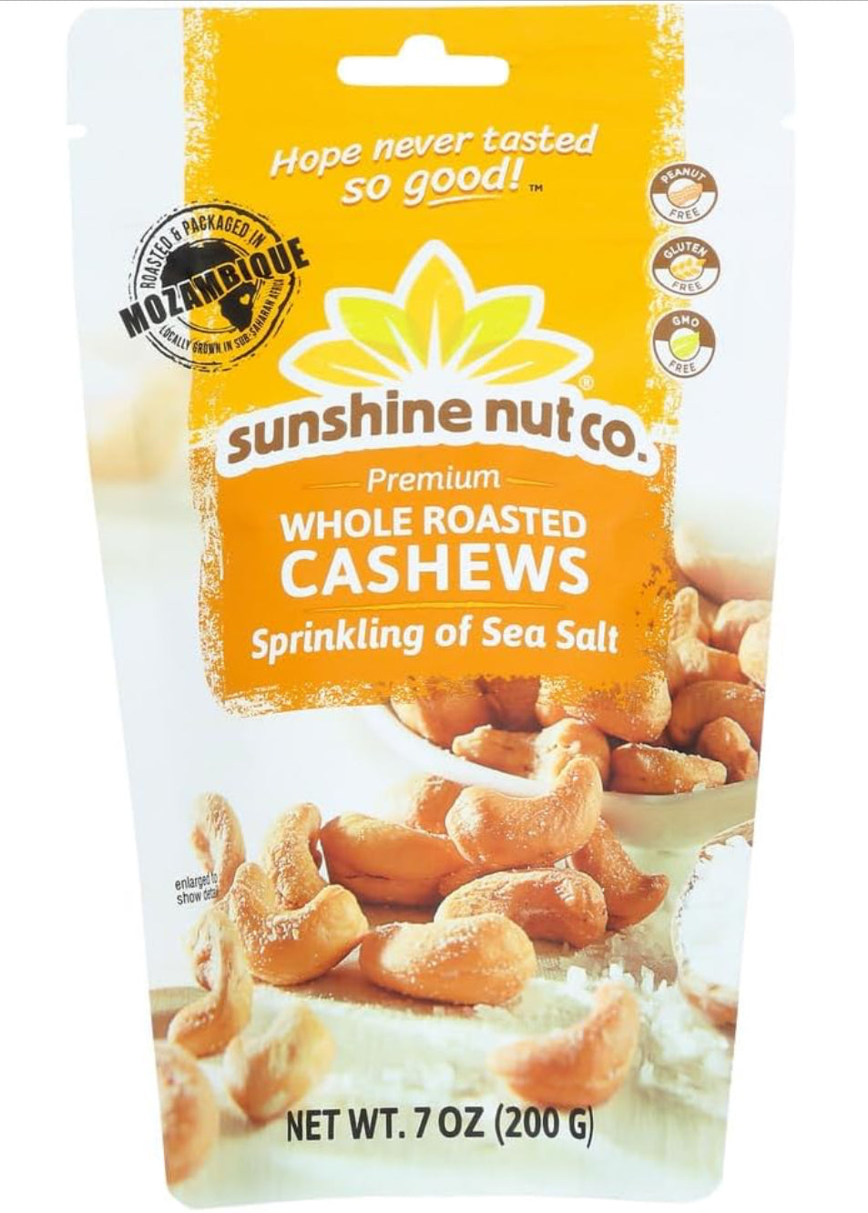 Sunshine Nut Co. Sprinkling of Sea Salt Cashews