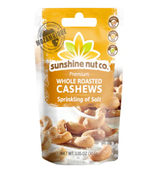 Individual Snack Pack Sprinkling of Salt Cashews