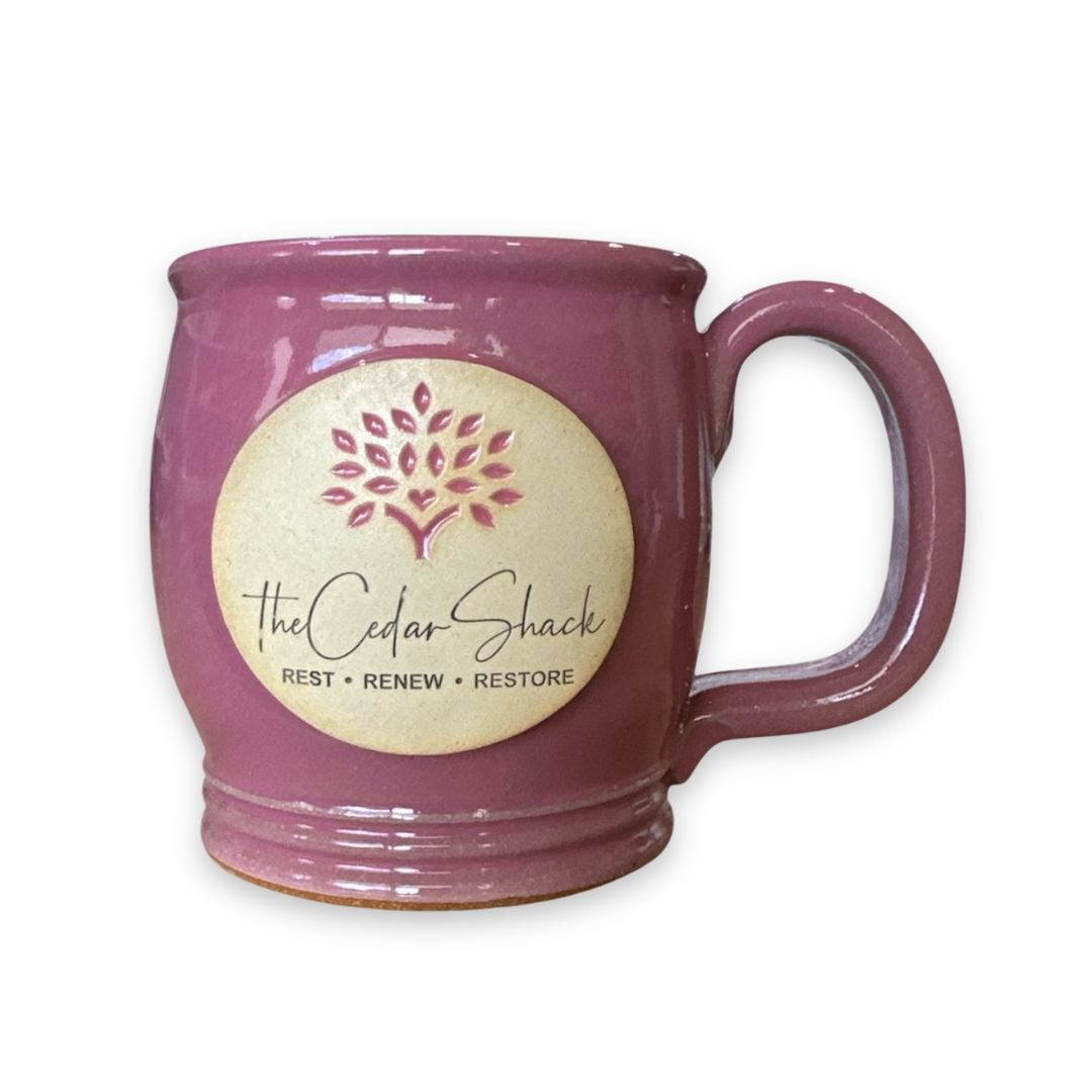 Cedar Shack Stoneware Mug 14oz - Pink
