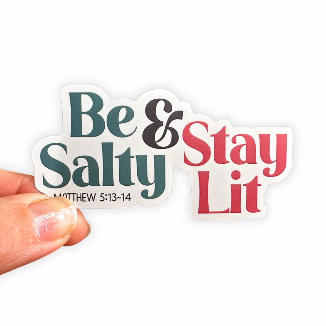 Be Salty - Christian Sticker