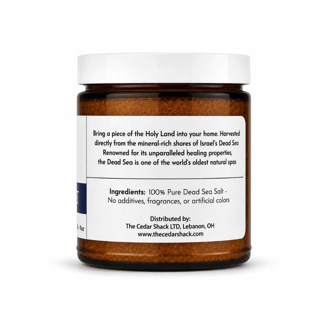 Israel Dead Sea Salt 9oz