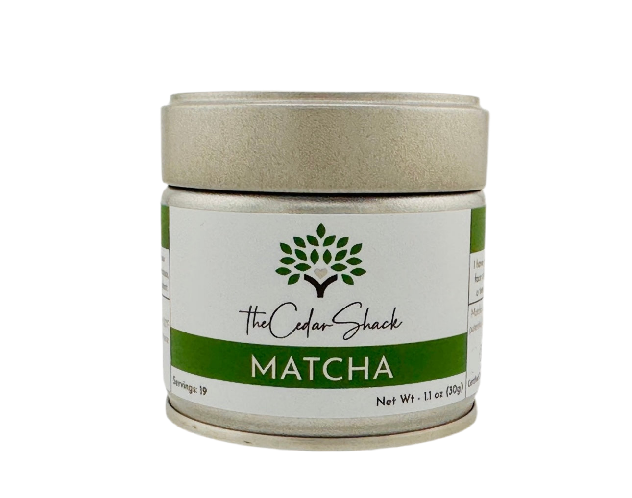 Ceremonial Grade Cedar Shack Matcha 30g