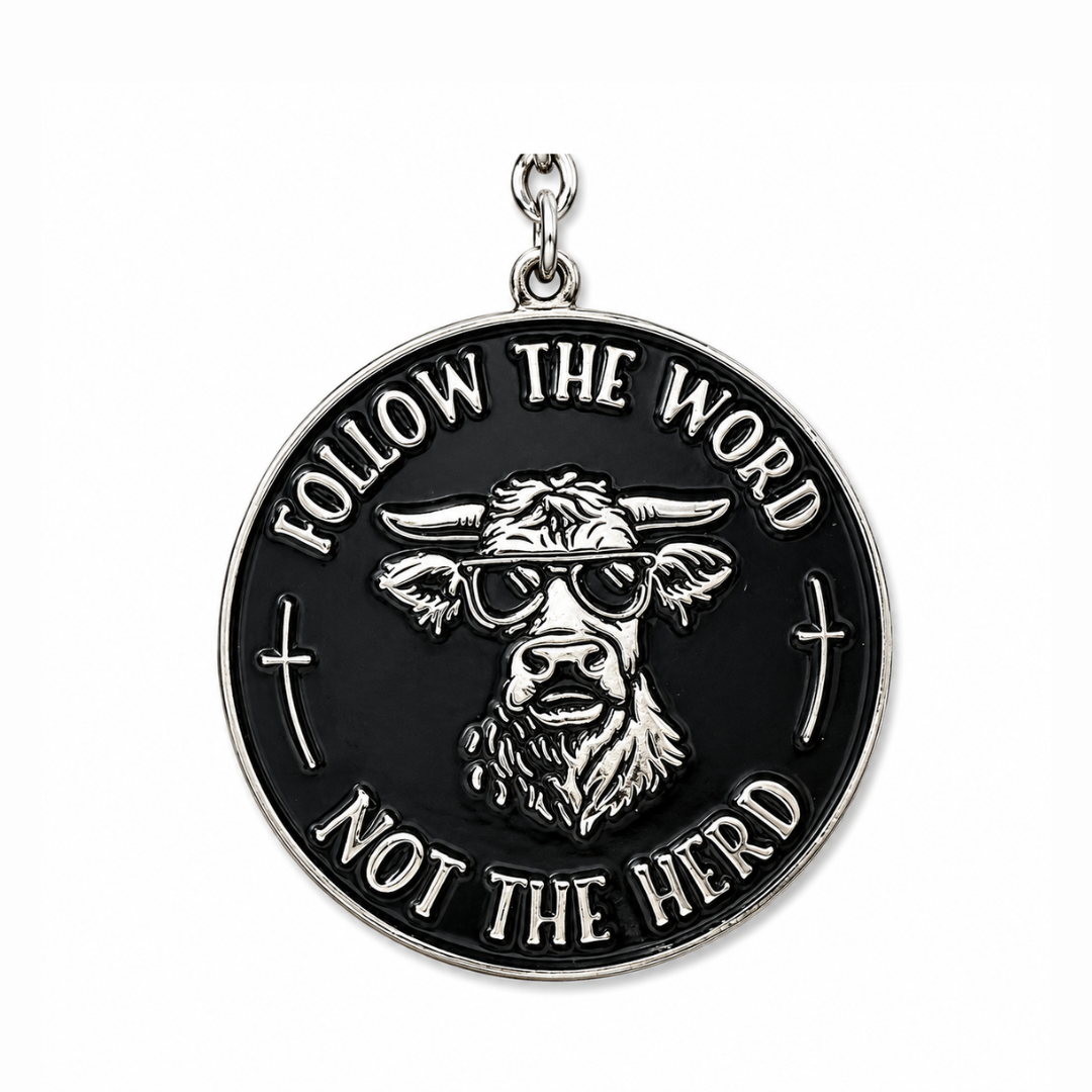 Follow the Word Not the Herd - Keychain