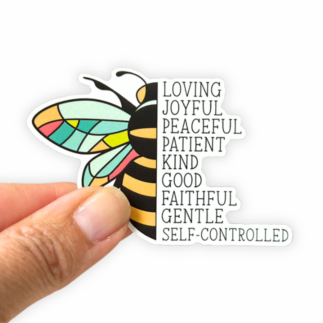 Fruits of the Spirit Bee - Christian Sticker