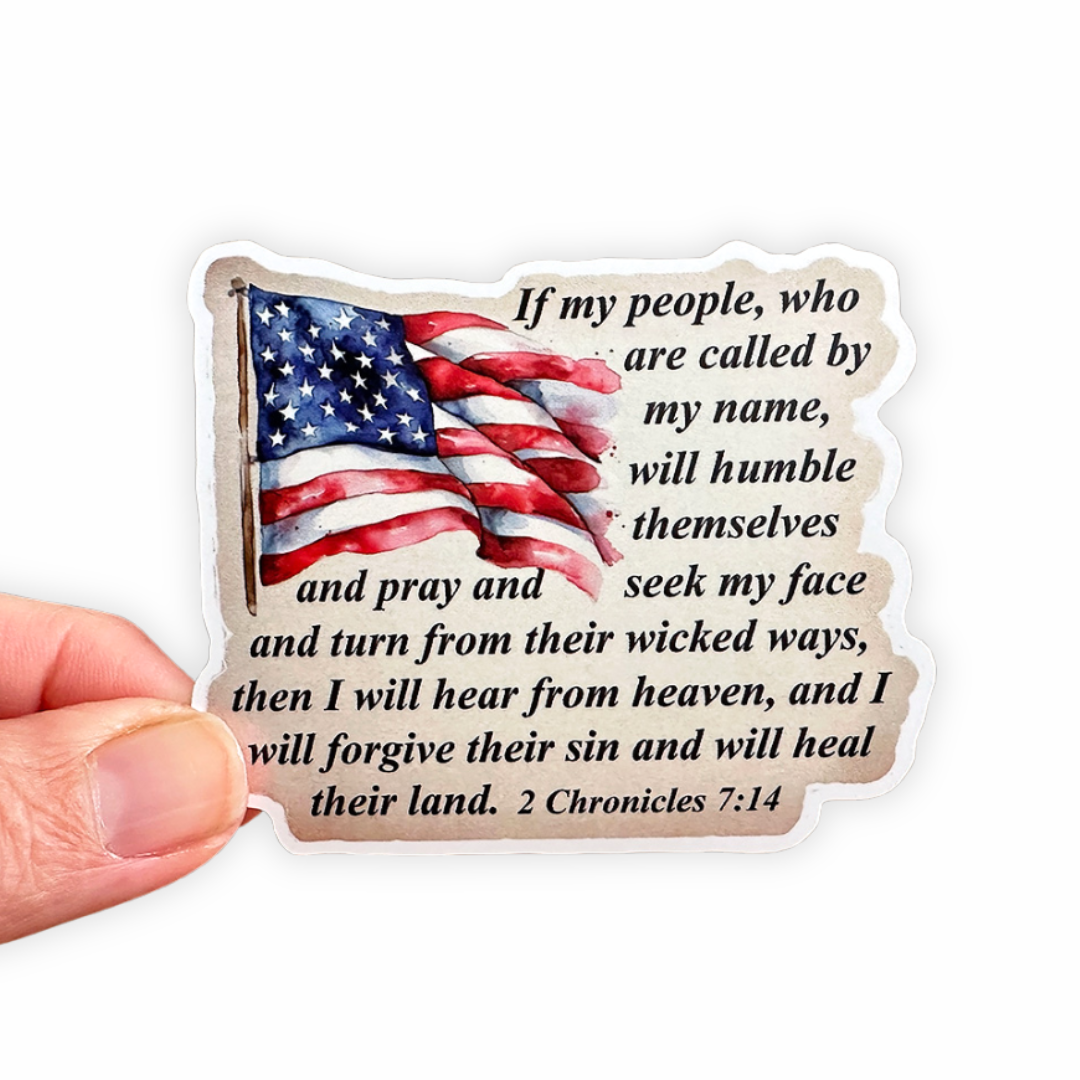 Heal Their Land - Christian Sticker