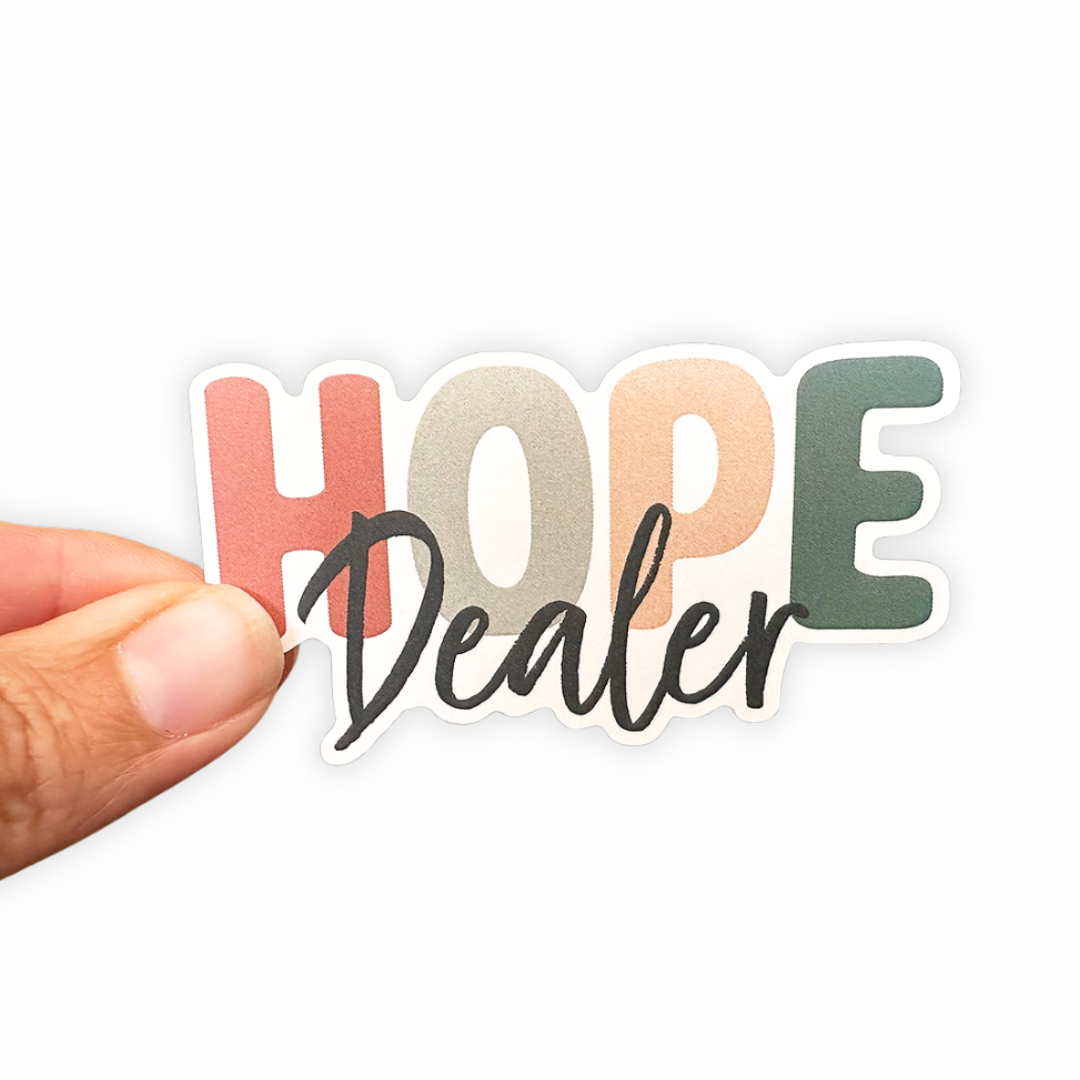 Hope Dealer - Christian Sticker
