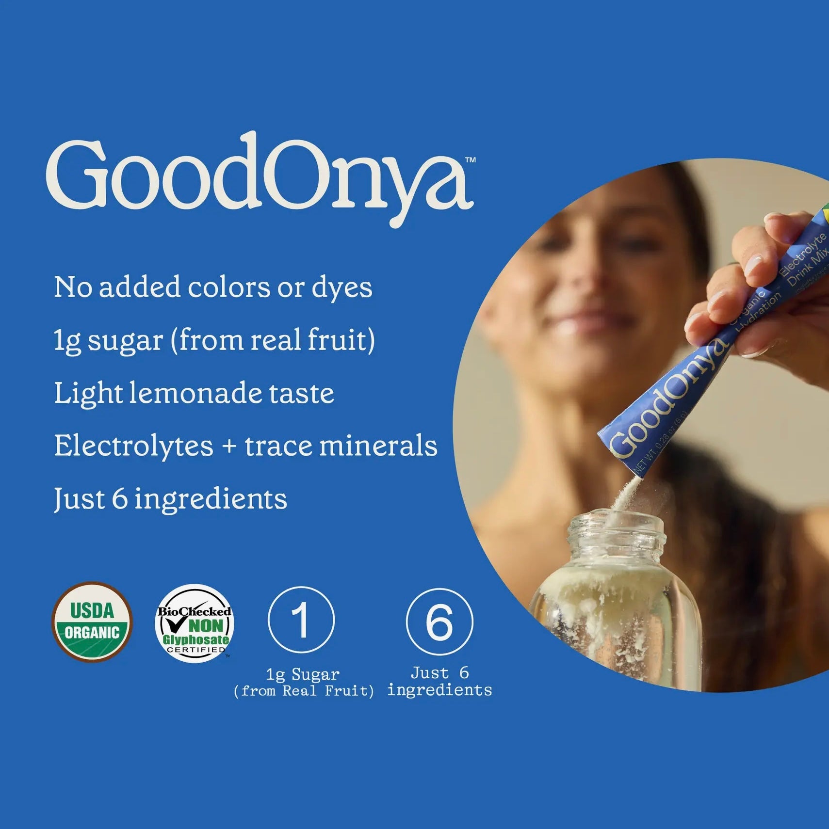 GoodOnya Lemon Electrolyte Drink Mix Set of 2