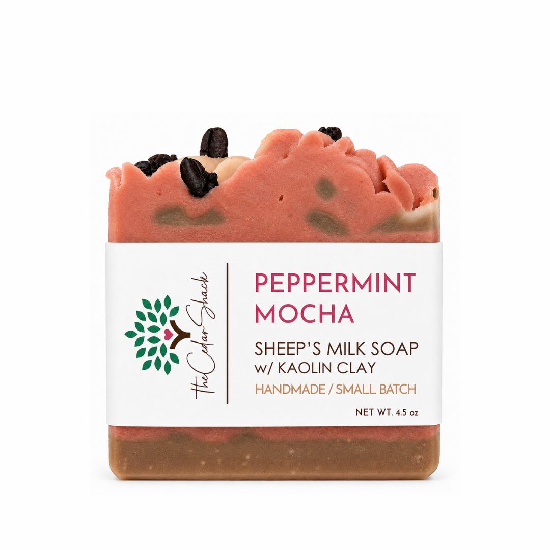 Peppermint Mocha Sheep’s Milk Soap