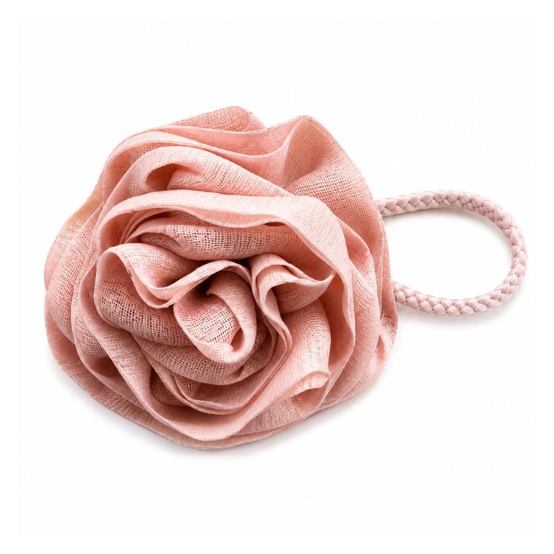 Pink Rose Loofah