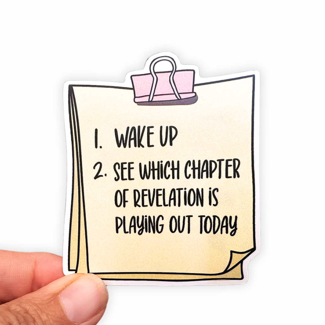 Revelation End Times - Christian Sticker
