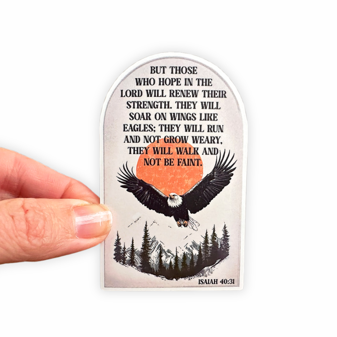 Those Who Hope in the Lord - Christian Sticker