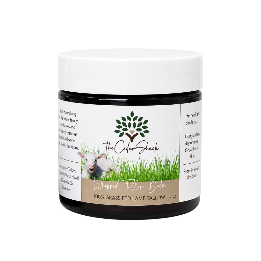 Unscented Whipped Tallow 2oz 100% Grass Fed Lamb