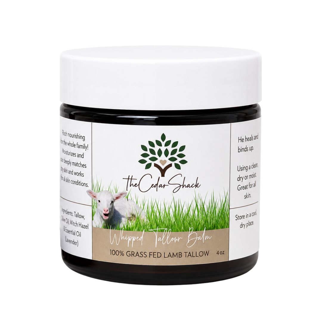 Unscented Whipped Tallow 4oz 100% Grass Fed Lamb